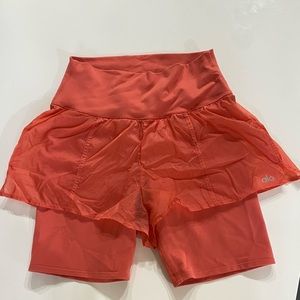 High waisted circuit shorts - ALO YOGA bikershorts